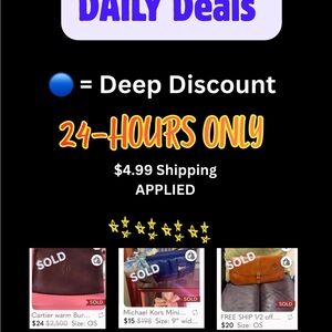 🔵 DAILY DEALS 🔵 Flyer. Might be Michael Kors Mini Satchel $20, OR Lux for $15!